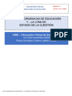 Ponencia Lomloe - El Estado de La Cuestión