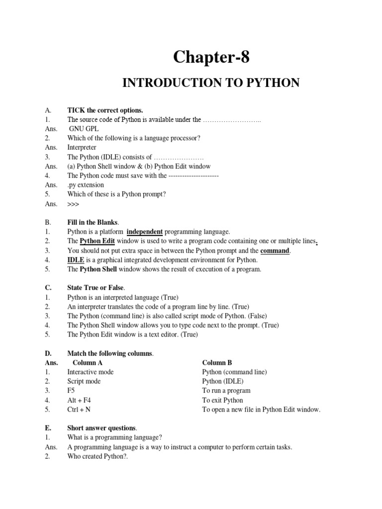 Understanding Python Modes and Features | PDF | Python (Programming ...