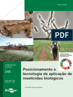 pH da calda e produtos biologicos