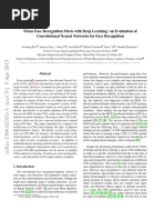 When Face Recognition Meets With Deep Learning: An Evaluation of Convolutional Neural Networks For Face Recognition