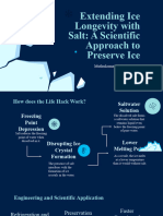 Extending Ice Longevity With Salt