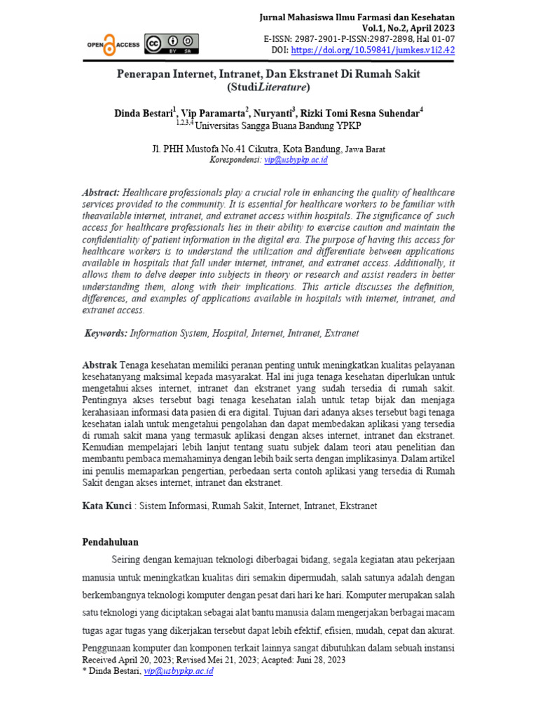 Jumkes+Vol+1+No+2+April+2023+Hal+01 07.Bbb | PDF