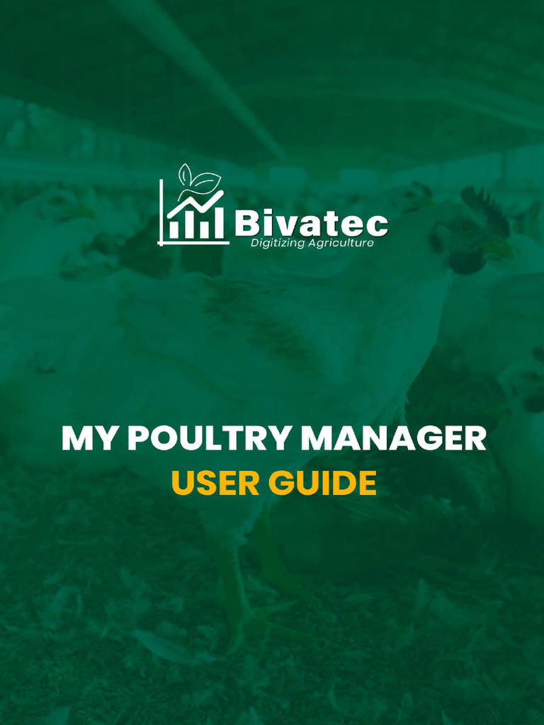 My poultry manager user guide pdf