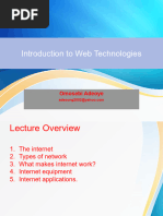 CSC Internet - Lecture 1