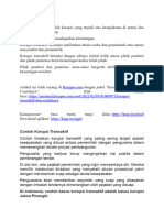 Contoh Korupsi Transaktif