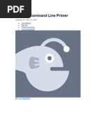 A Linux Command Line Primer