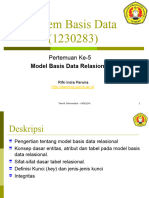 P-5 Model Basis Data Relasional