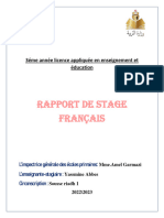 Rapport de Stage FR