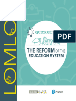 The Reform: Education System