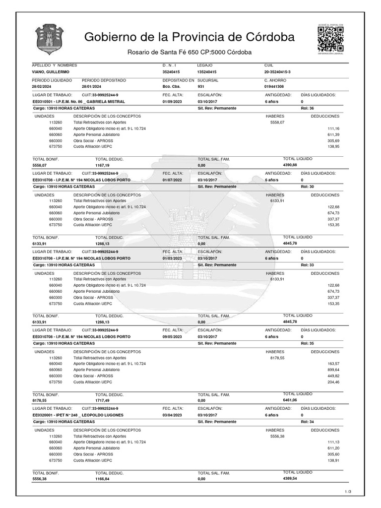 Recibo Digital | PDF