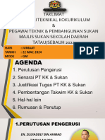 Taklimat PT KK & Sukan MSSD TS 2024