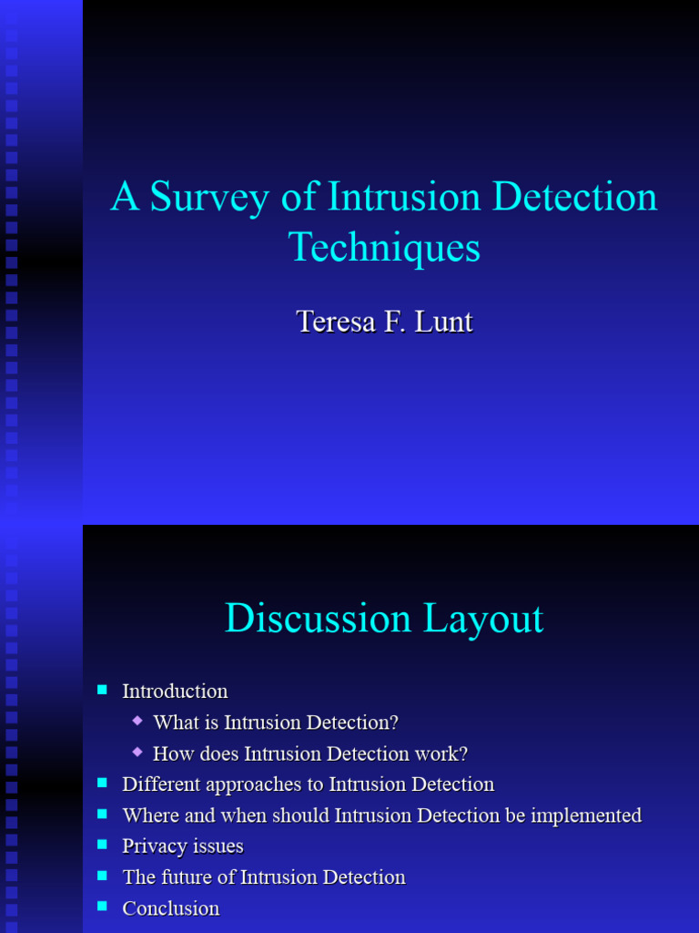 Intrusion Detection Techniques Overview | PDF | Computer Security ...