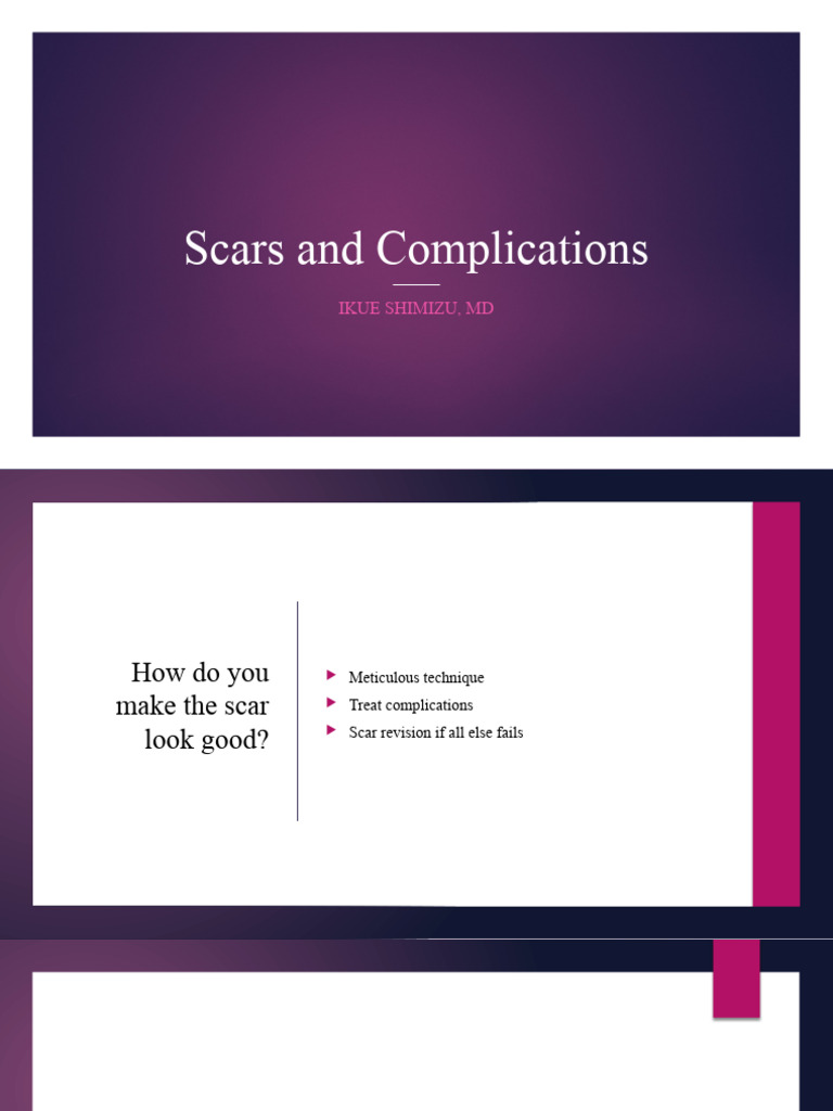 07 Complications and Scar Revision | PDF
