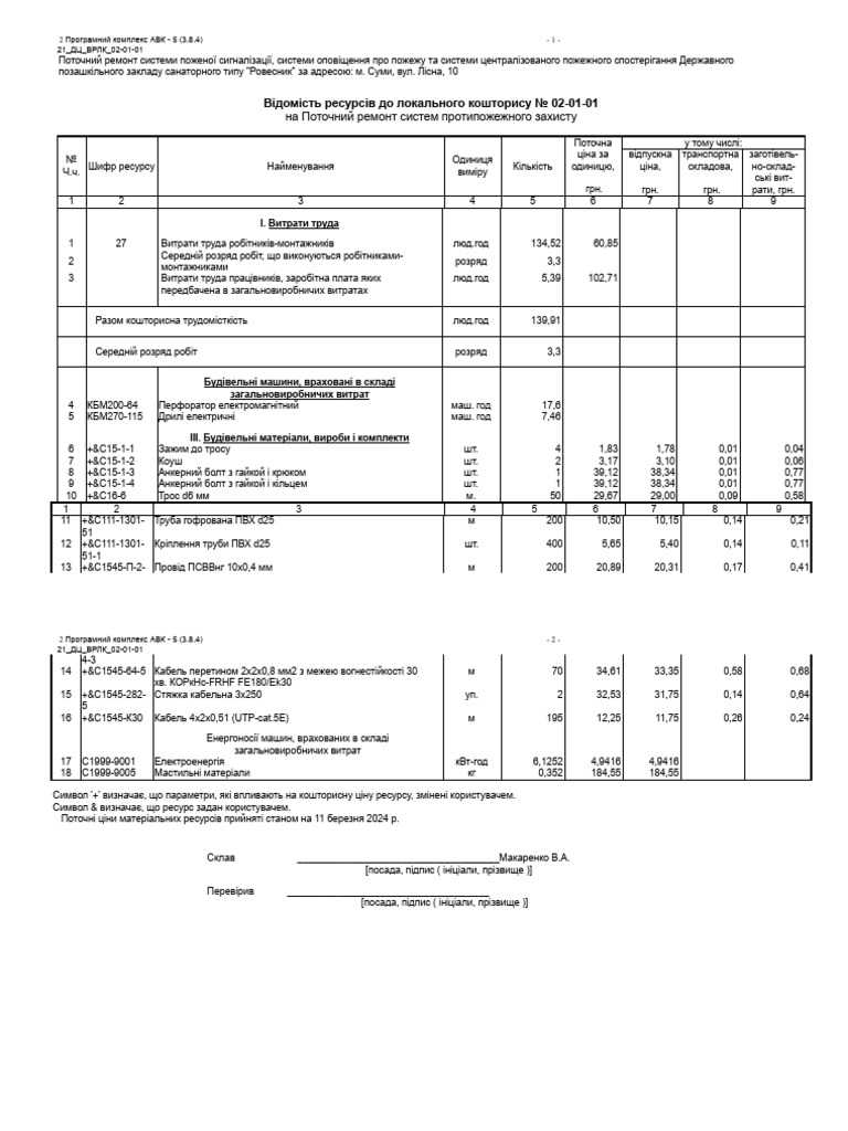 21 ДЦ ВРЛК 02-01-01 | PDF