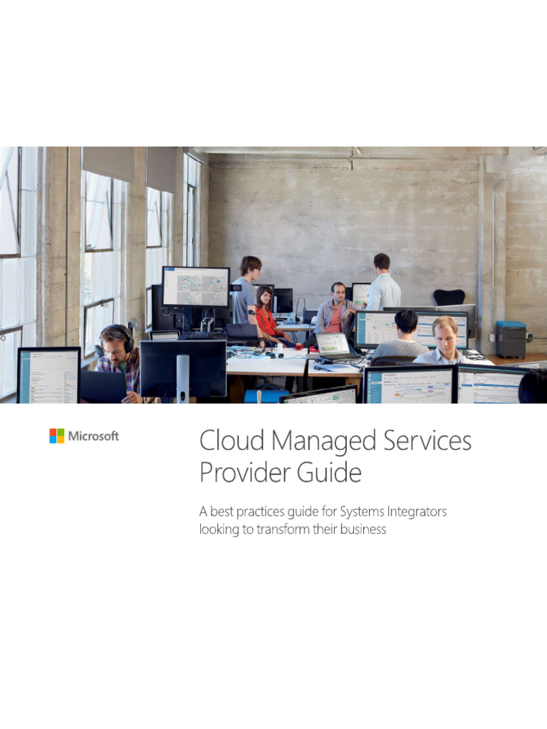 Cloud MSP Guide From MS | PDF
