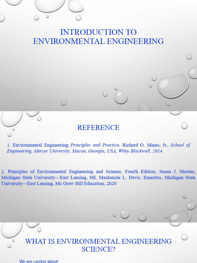 Chapter 8 Introduction To Enviromental Engineering Air Pollution
