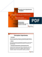 Negocios Electrónicos I: Conceptos Importantes