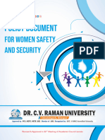 Policy Documents For Womens Safety&Security