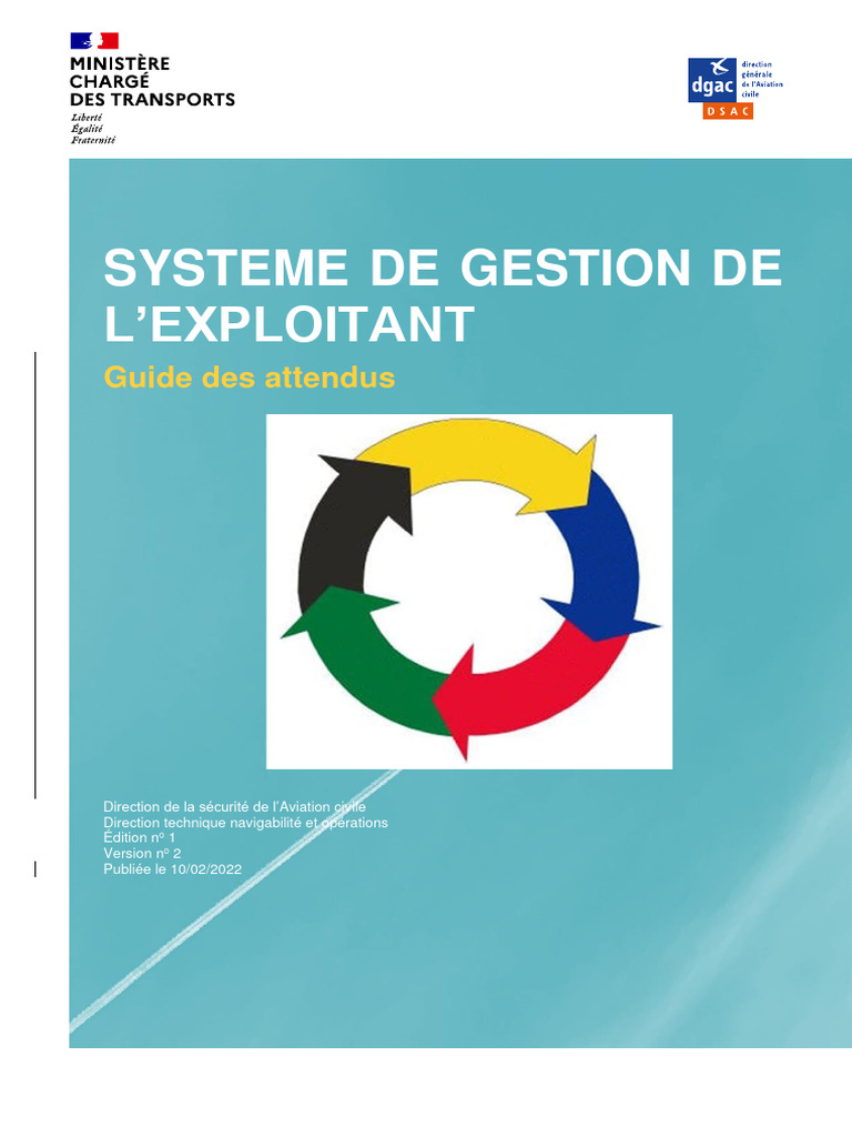 Système de gestion d'aéronefs : Guide DSAC | PDF | Sécurité | Aviation