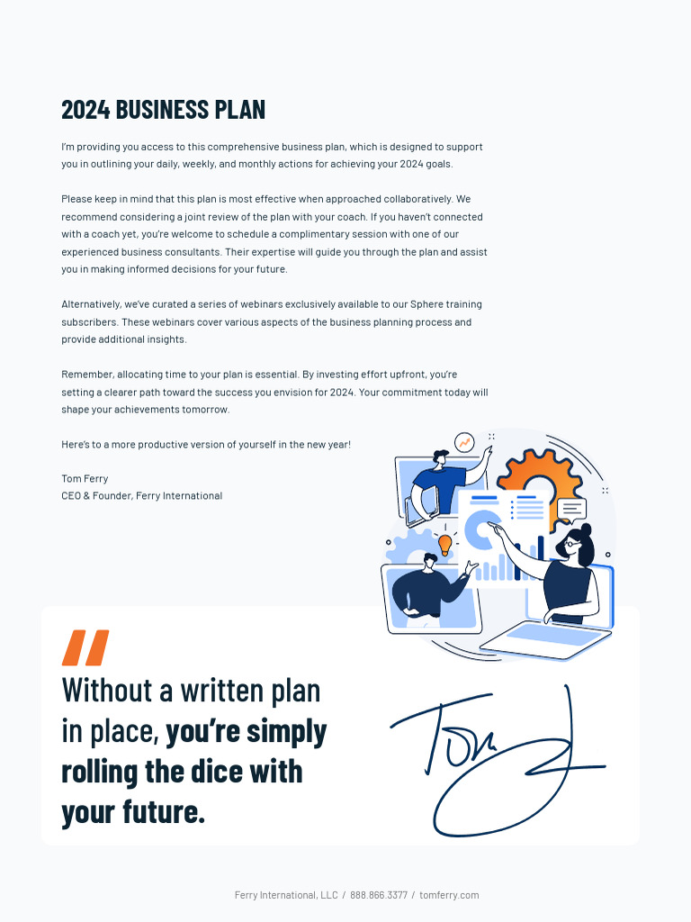 Business Plan 2024 PDF Advertising Debt
