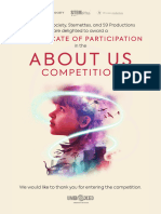 About Us ParticipationCertificate A4 1