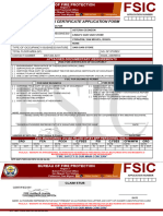 FSED 2F Application Form FSIC For Occupancy Permit Rev02