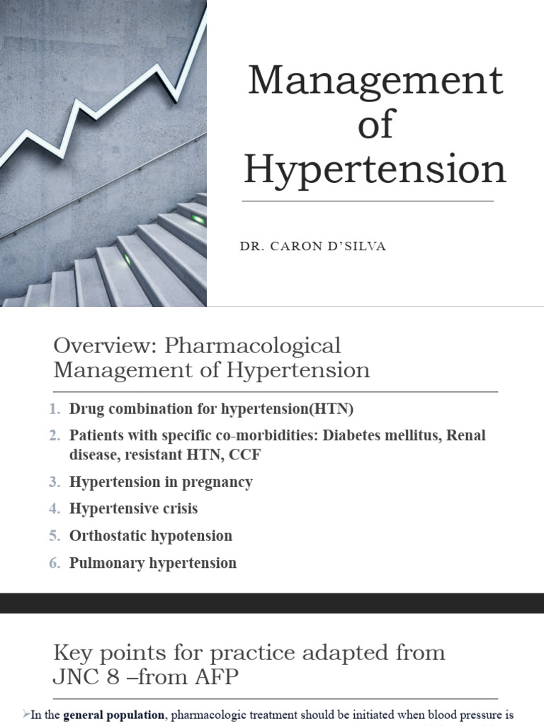 Management of Hypertension | PDF | Hypertension | Blood Pressure