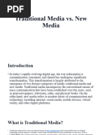 Traditional Media vs. New