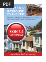 Download San Franciscans Repond To The SFMTAs Transit Effectiveness Project by Reset San Francisco SN71733769 doc pdf