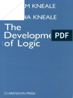 William Kneale, Martha Kneale - The Development of Logic-Clarendon (1971, 1984)