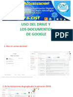 Uso Del Drive, Documentos de Google, Hojas de Cálculo de Google y Presentaciones de Googlee