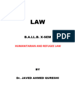 Humanitarian and Refugee Law