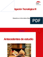 Antecedentes de Estudio