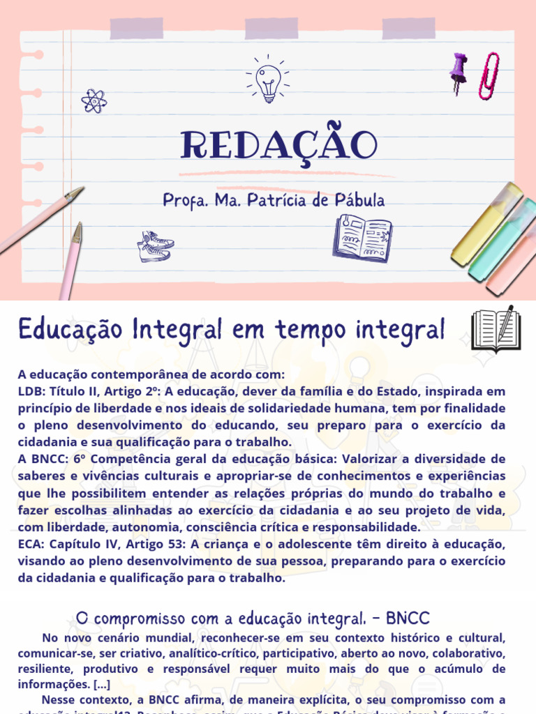 Educação Integral e Desenvolvimento Humano | PDF | Pedagogia | Aprendizado