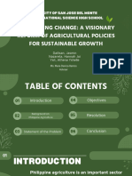 Cultivating Change A Visionary Reform of Agricultural Policies For Sustainable Growth