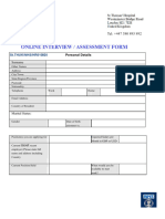 Online Form