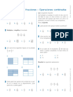 FA - Multiplicación de Fracciones - Operaciones Combinadas