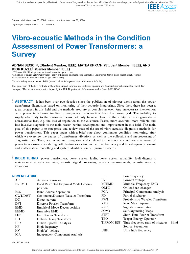 Vibro Acoustic Methods in The Condition | PDF | Sampling (Signal ...
