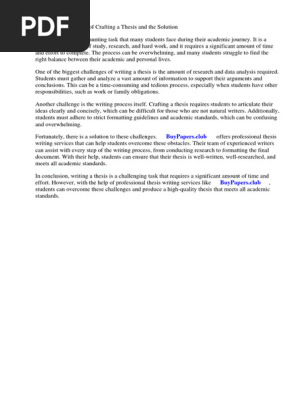 Sample Journal Research Paper