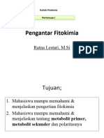 Pertemuan 1 - Pengantar Fitokimia