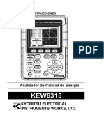 Manual Kyoritsu 6315 IM 92-2397B