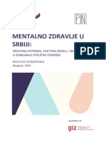 Procena Potreba Faktora Rizika I Barijera U Dobijanju Strucne Podrske