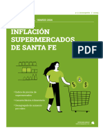 Inflacion Supermercados en Santa Fe - Marzo 2024