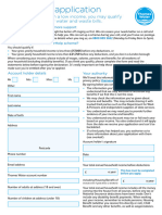 Water Help Application Form 2023