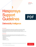 Deliverability - Oracle Responsys - Support Guidelines