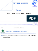 Week4 - Instruction Set - Part 2