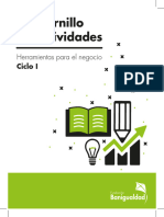 Ciclo 1 - Cuadernillo de Actividades Emprendedor