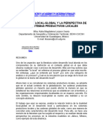 5 La Relaciã - N Local-Global y La Perspectiva de Los Sistemas Productivos Locales