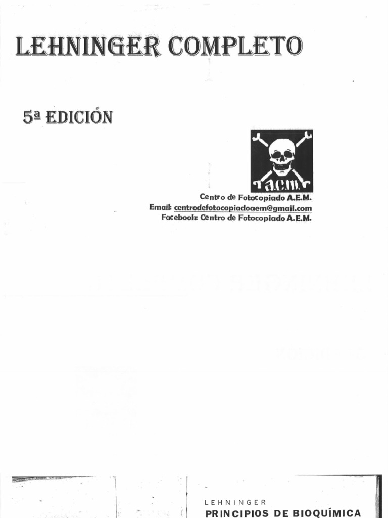 Lehninger Completo LGL | PDF