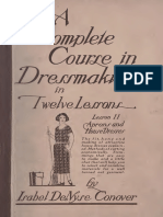 9.2 A Complete Course in Dressmaking II